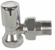 Eca 1/2'' Krom Volanlı Köşe Radyatör Vanası 602120280